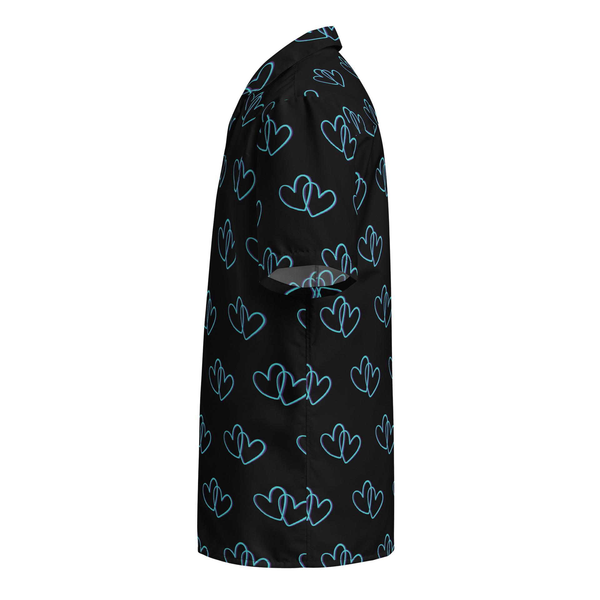 Black Heart Button-Up Shirt product image (3)