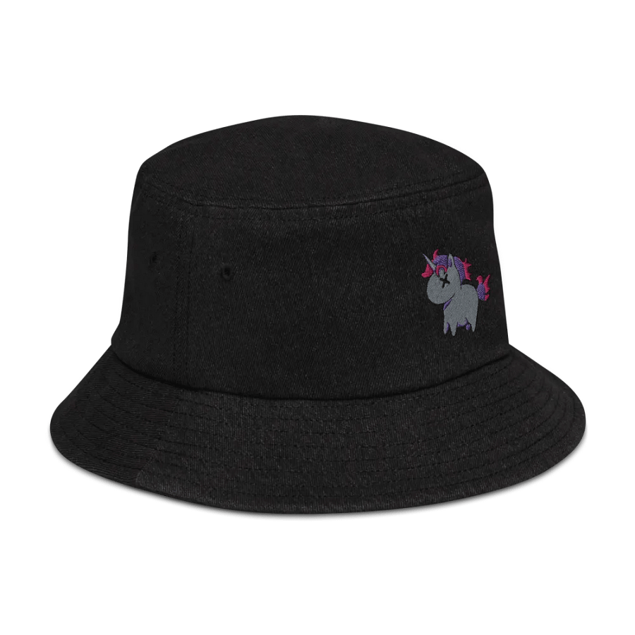 Unicorn logo Denim Bucket Hat product image (3)