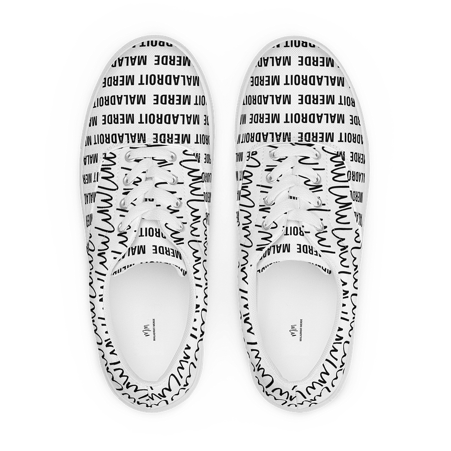 MALADROIT MERDE LACED UP CANVAS SHOES product image (1)
