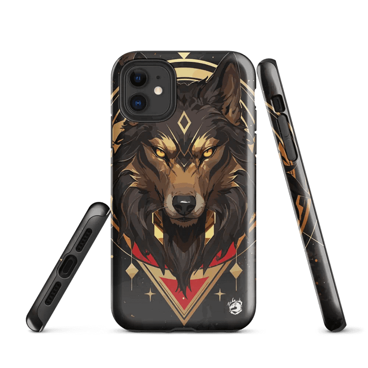 Occult Golden Wolf iPhone Tough Case product image (1)