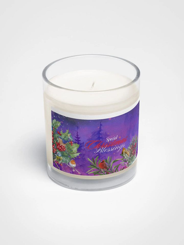 Festive Holiday Birds Soy Wax Candle gift moms friends family colleagues product image (2)