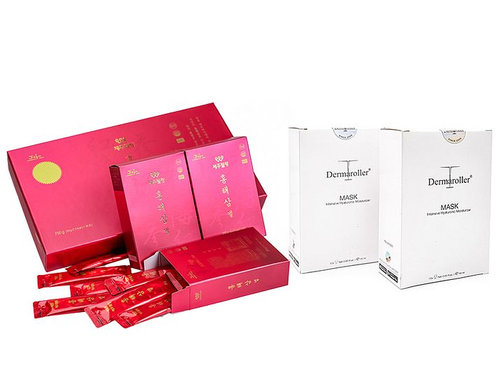 JEJUWELLING韓國濟州島紅海參修復飲+玻尿酸保濕面膜 （10片*2盒） product image (1)