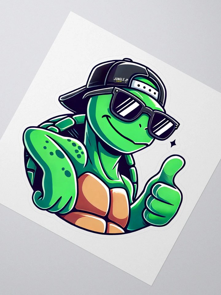 Turtle Jungle Crew Sticker product image (5)