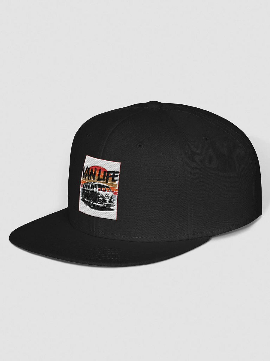 Black "Van Life" Snapback Cap product image (2)