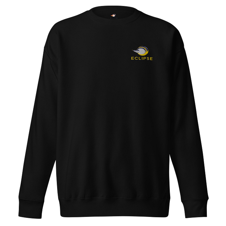 Eclipse Unisex Premium Sweatshirt - Exclusive Celestial Eclipse Design - Heavyweight Cotton Blend product image (1)