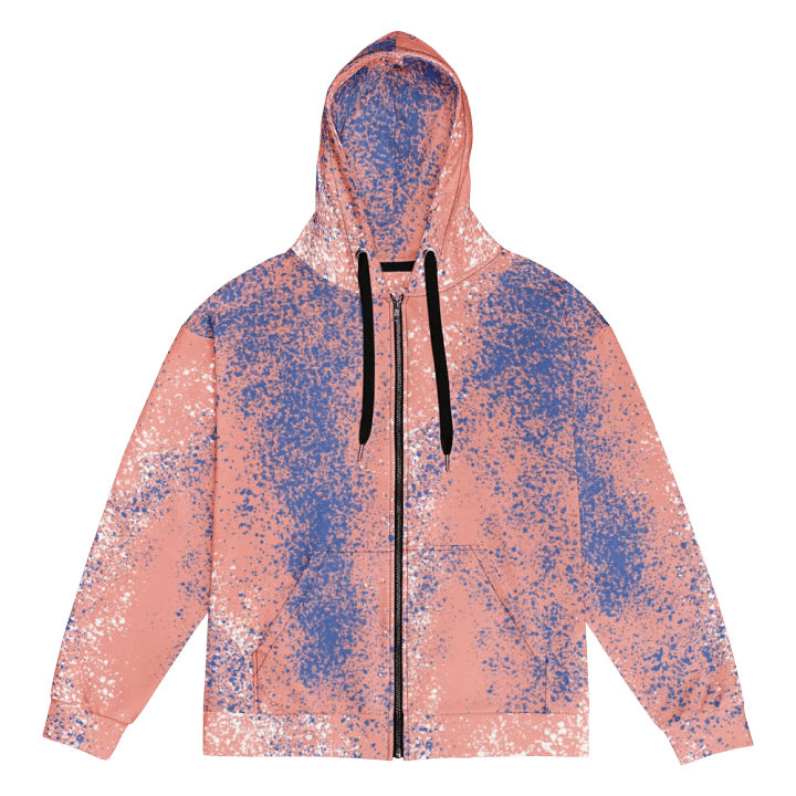 "Splash 3" Dreamy Speckled Bliss Zip Hoodie product image (1)
