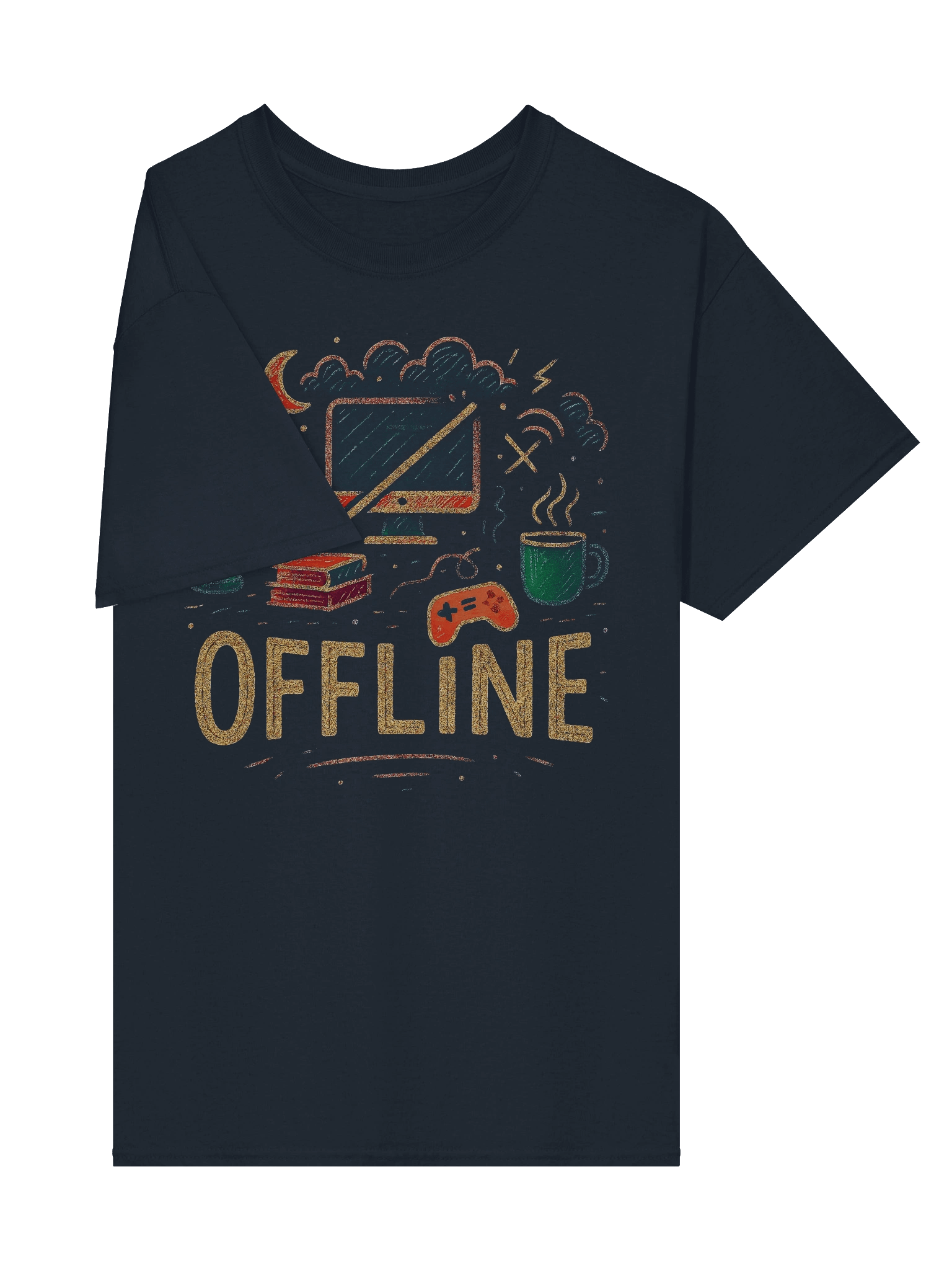 Offline Mode Retro Tee product image (4)