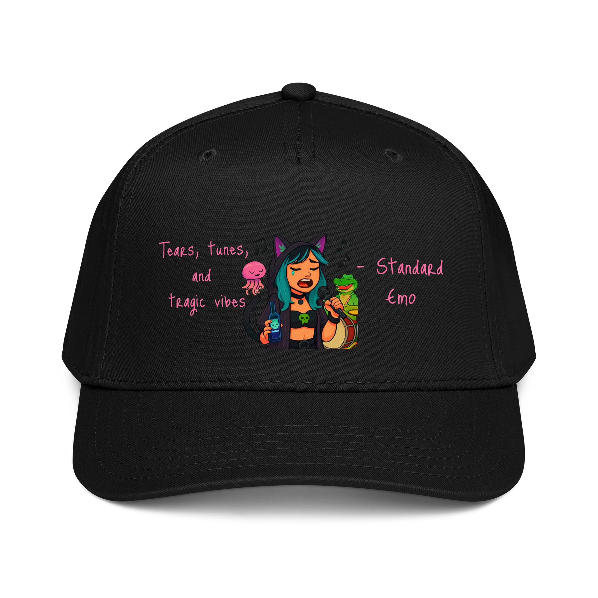 Melancholic Emo Serenade Baseball Cap product image (1)