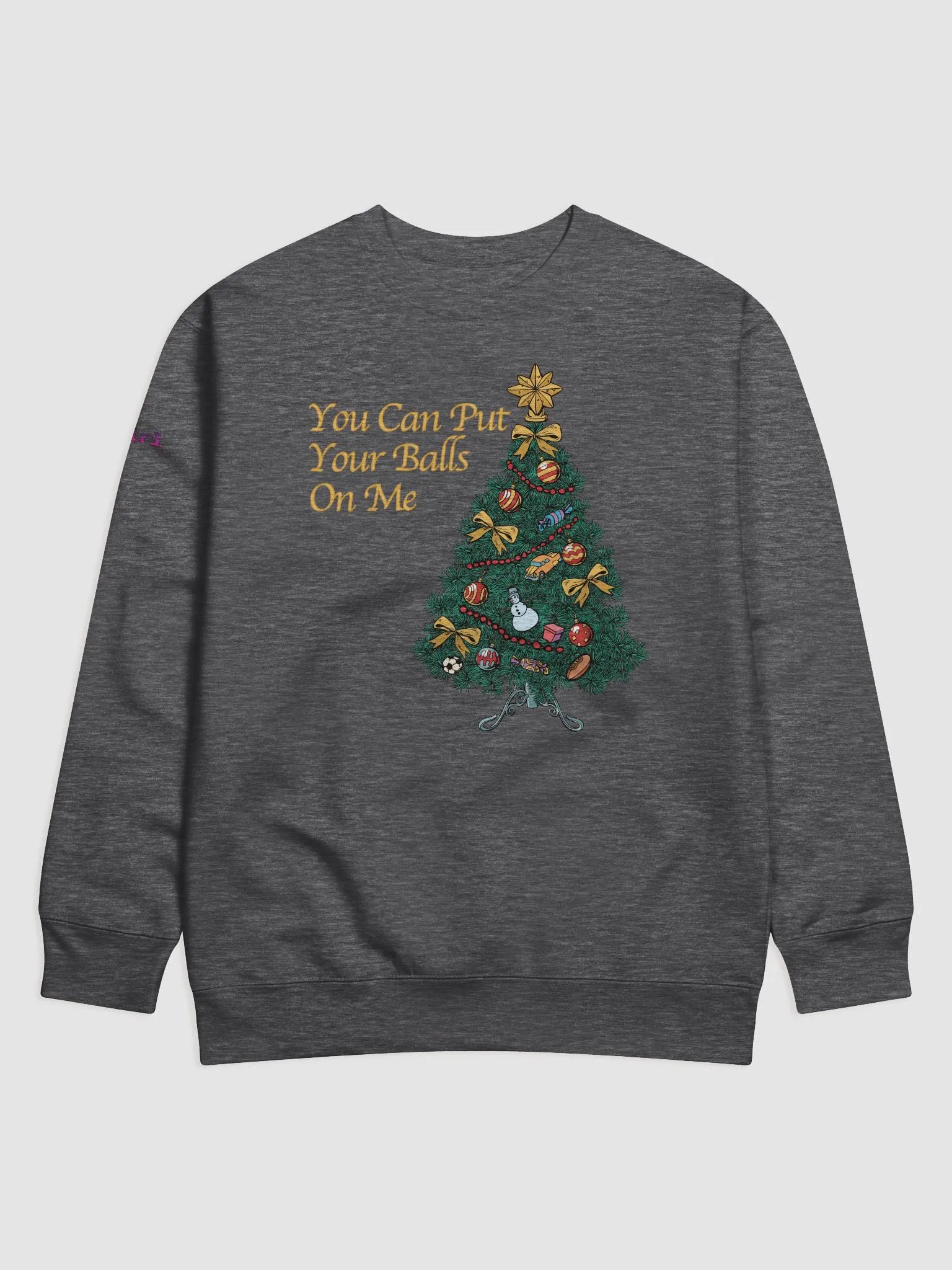 Put Your Balls On Me Unisex Premium Crewneck Sweatshirt product image (5)