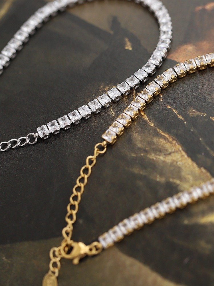 Lux Tennis Bracelet | 18K Gold Plated product image (9)