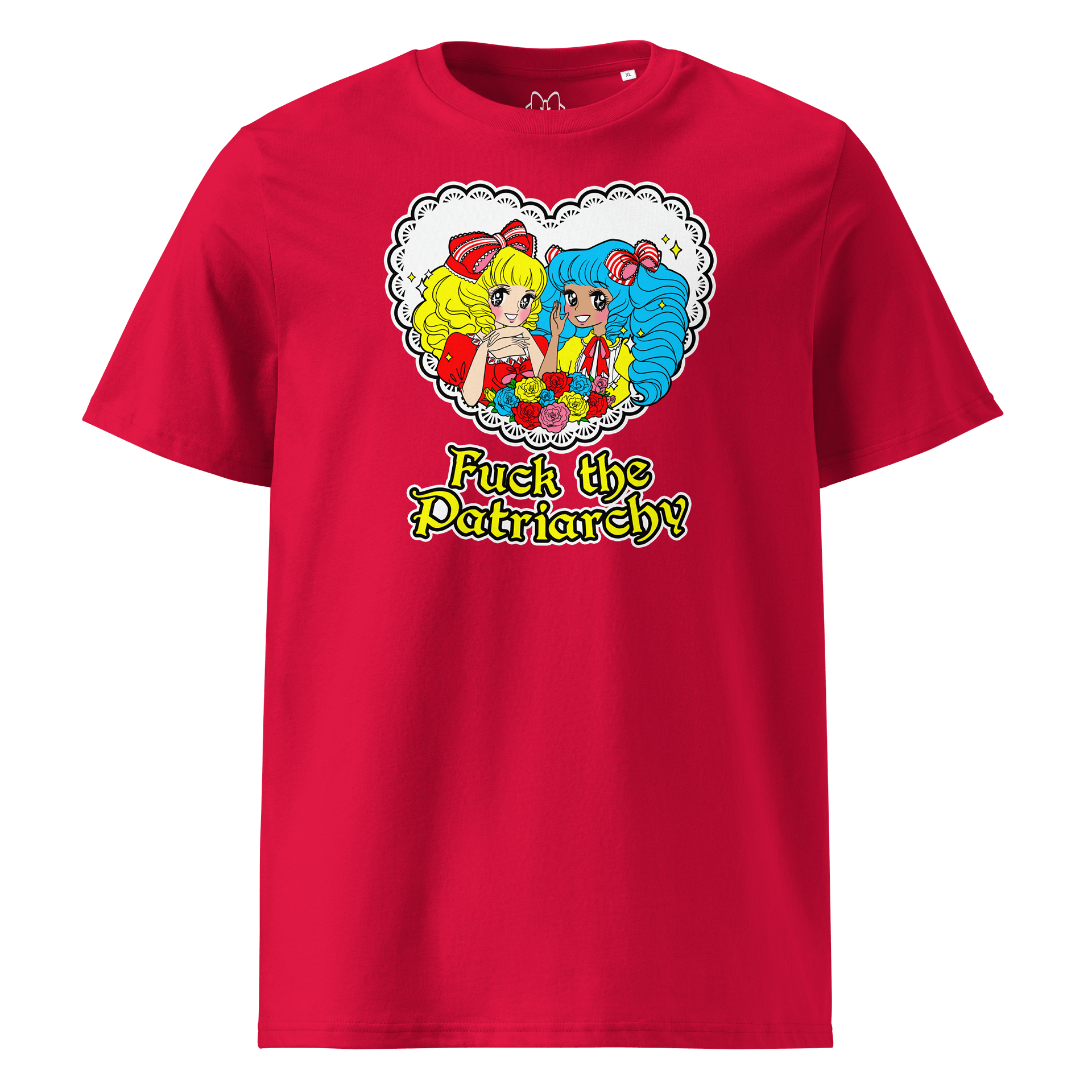 𝑼𝑺𝑨 Fuck the Patriarchy (Vintage Otome) organic cotton t-shirt product image (1)