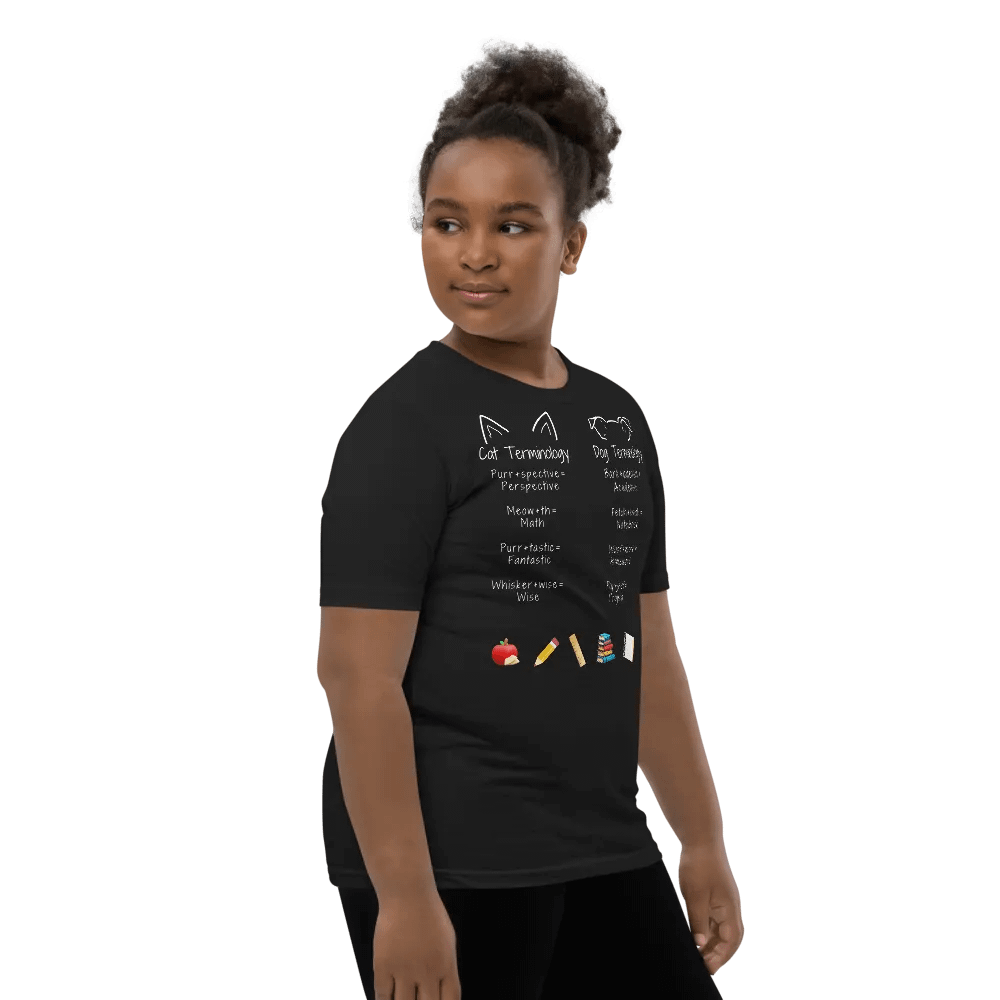 cat & dog school terminology t-shirt product image (12)