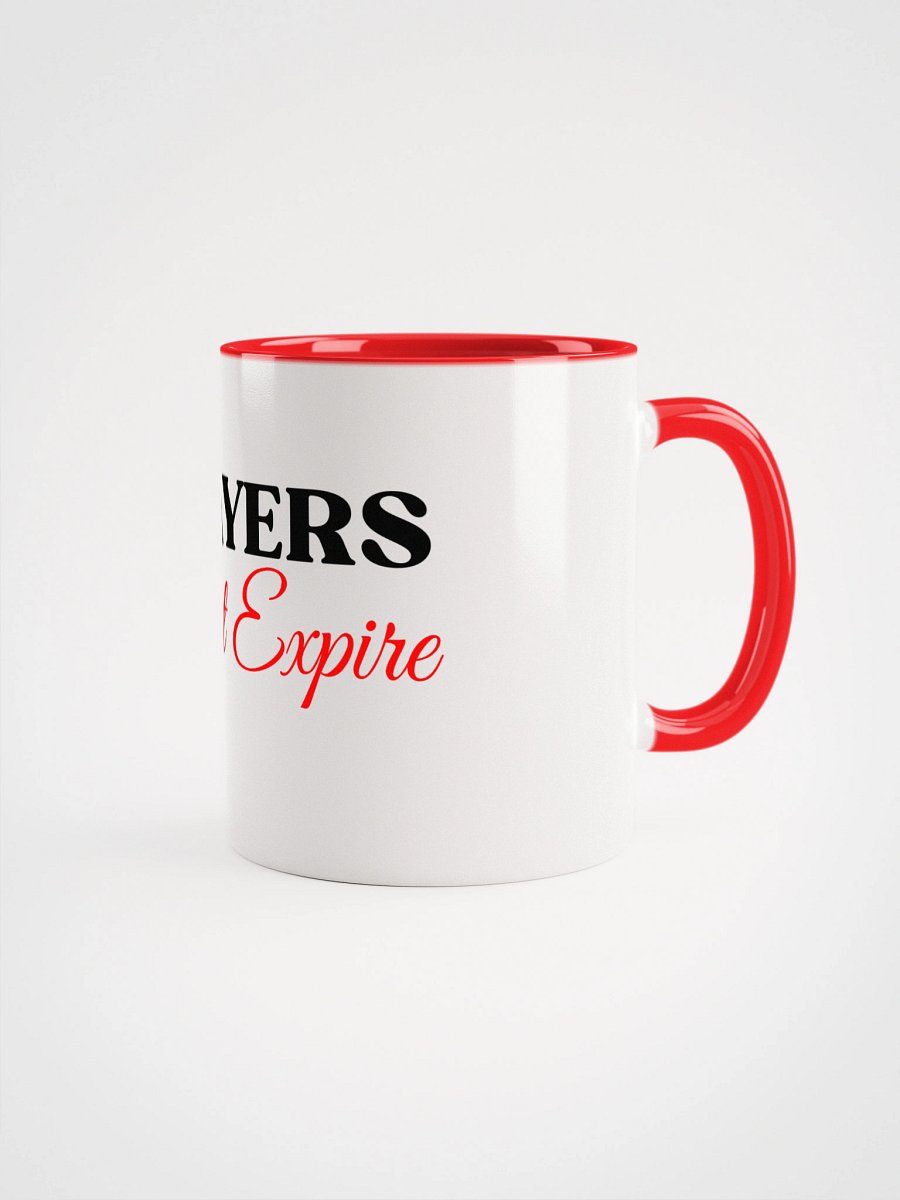 Prayers Do Not Expire White Ceramic Mug product image (4)