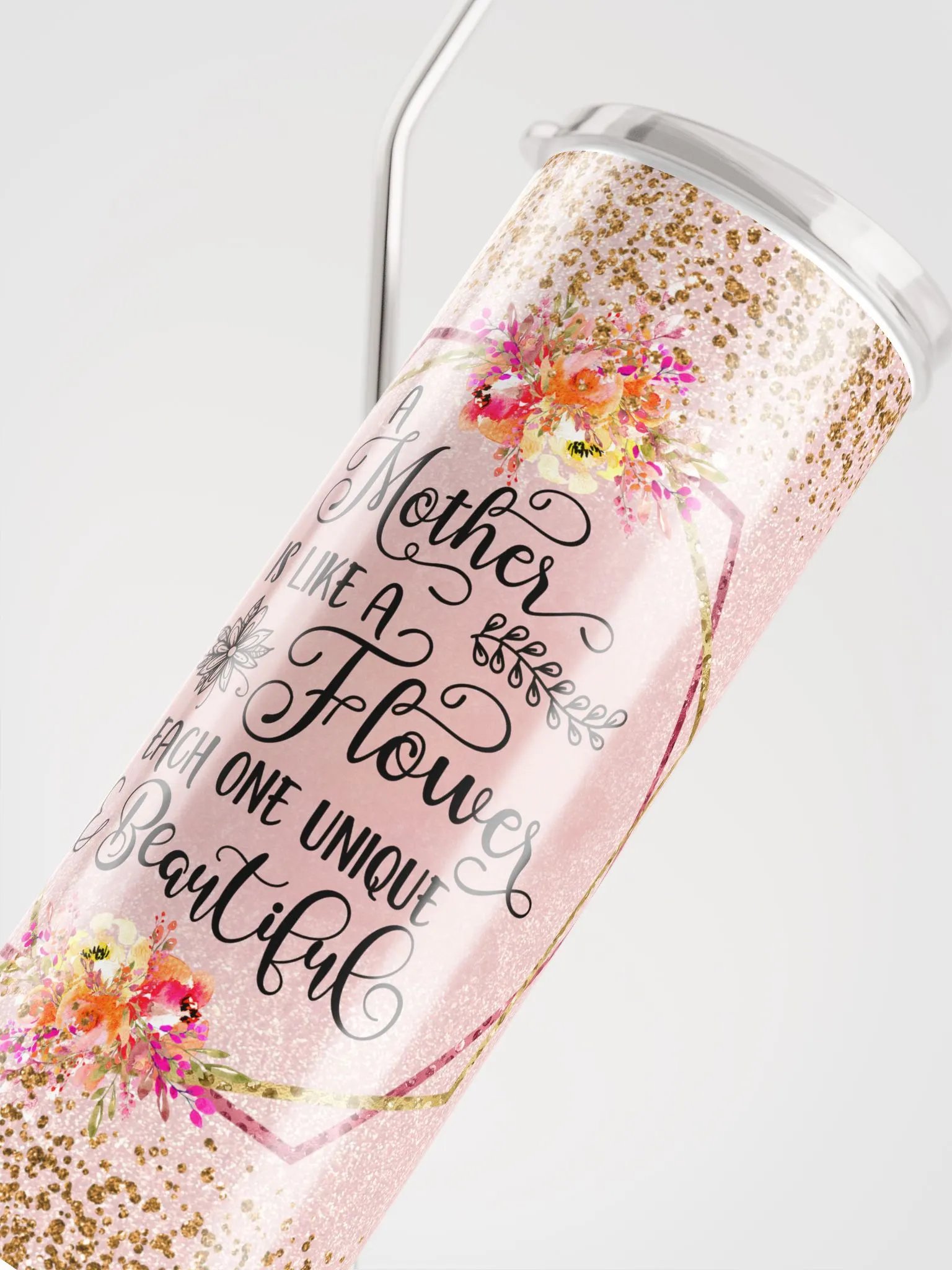 A Mother is Like a Flower Tumbler product image (10)