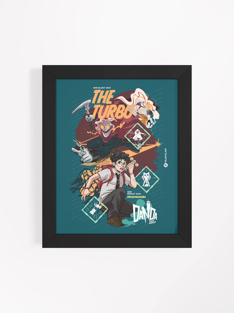 The Turbo Blight and Dwight Takakura Skins - Framed Poster product image (10)