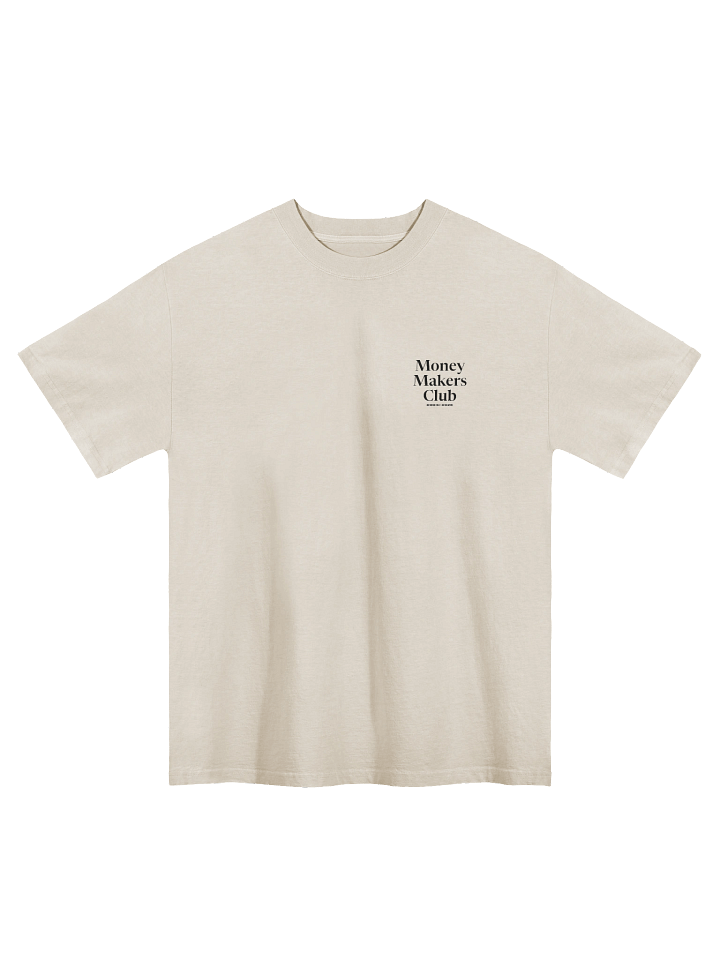 Money Makers Tee White Oversized product image (1)