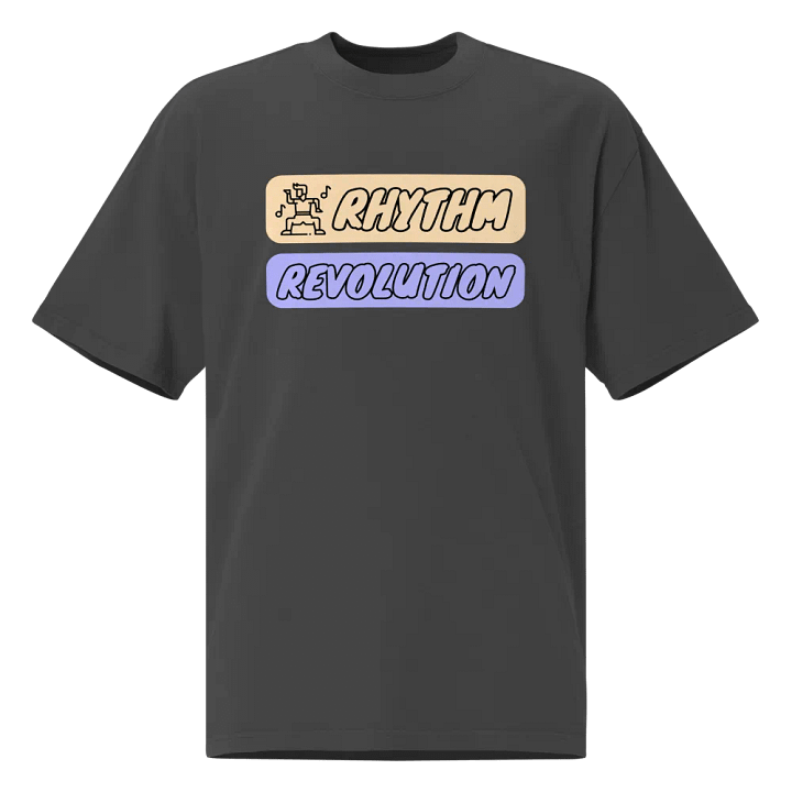 RHYTHM REVOLUTION Oversized Faded T-Shirt product image (2)