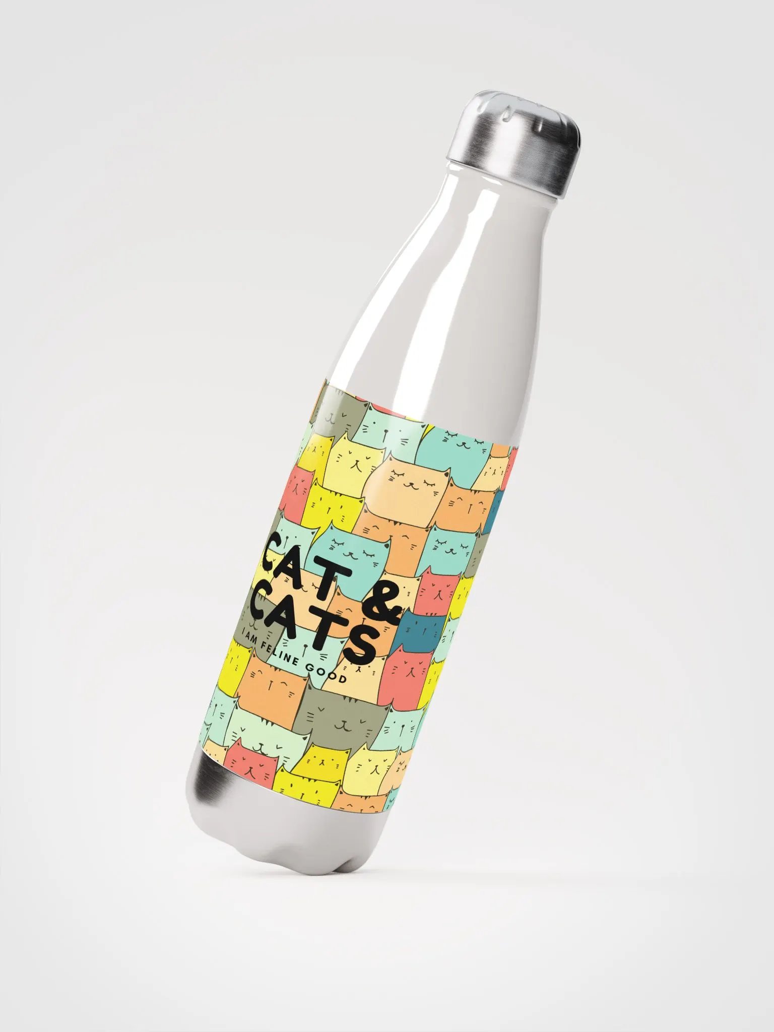 Cat & Cats Water Bottle product image (2)