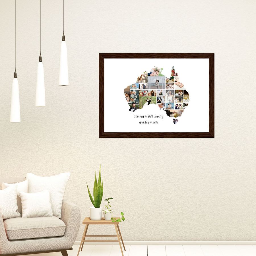 Map of Australia Photo Collage Canva Template product image (7)