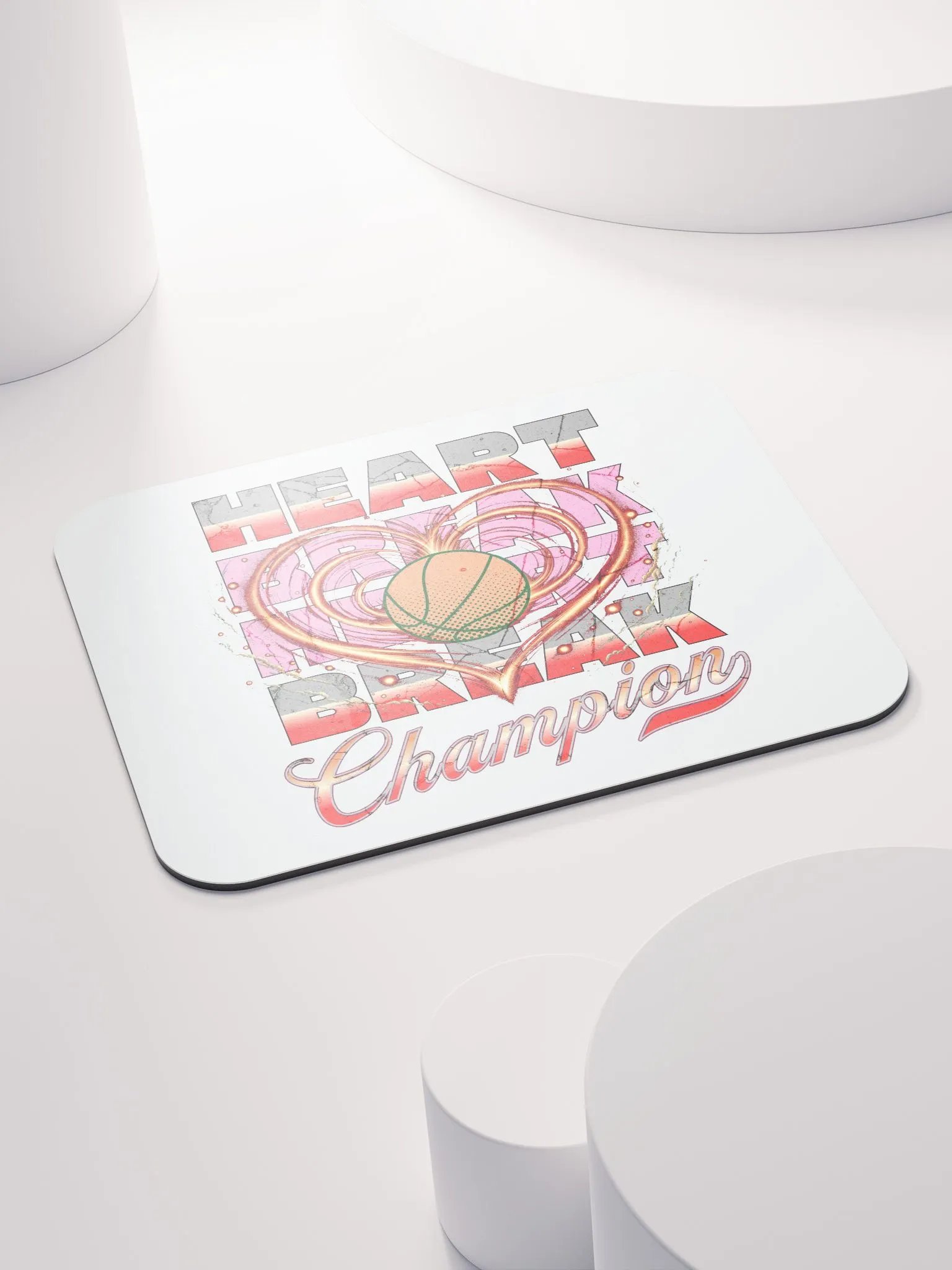 Heartbreak Champion Basketball Mouse Pad product image (5)