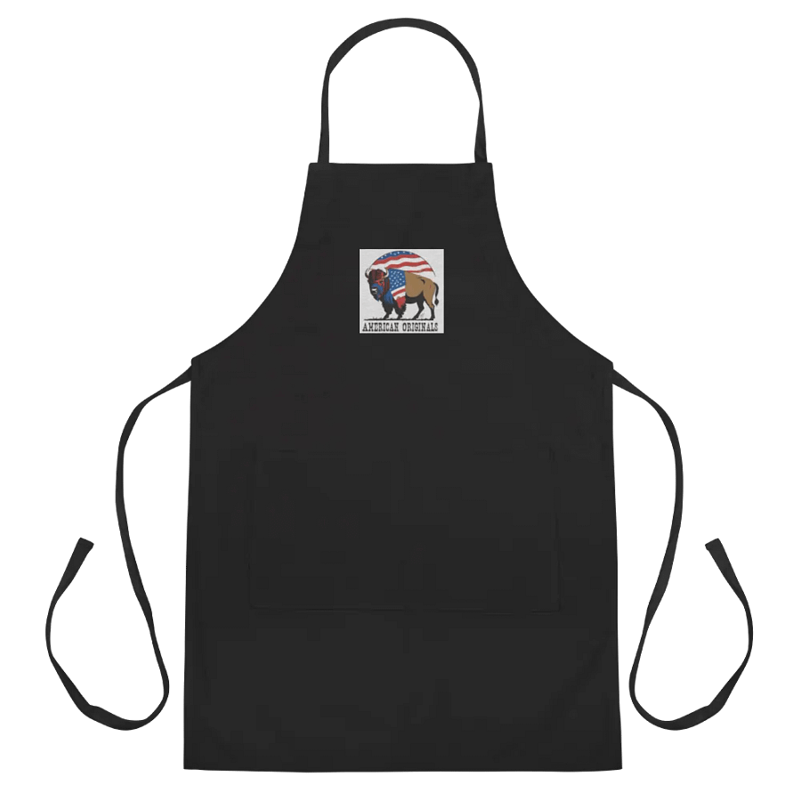 American Original Bison Embroidered Cooks Apron product image (2)