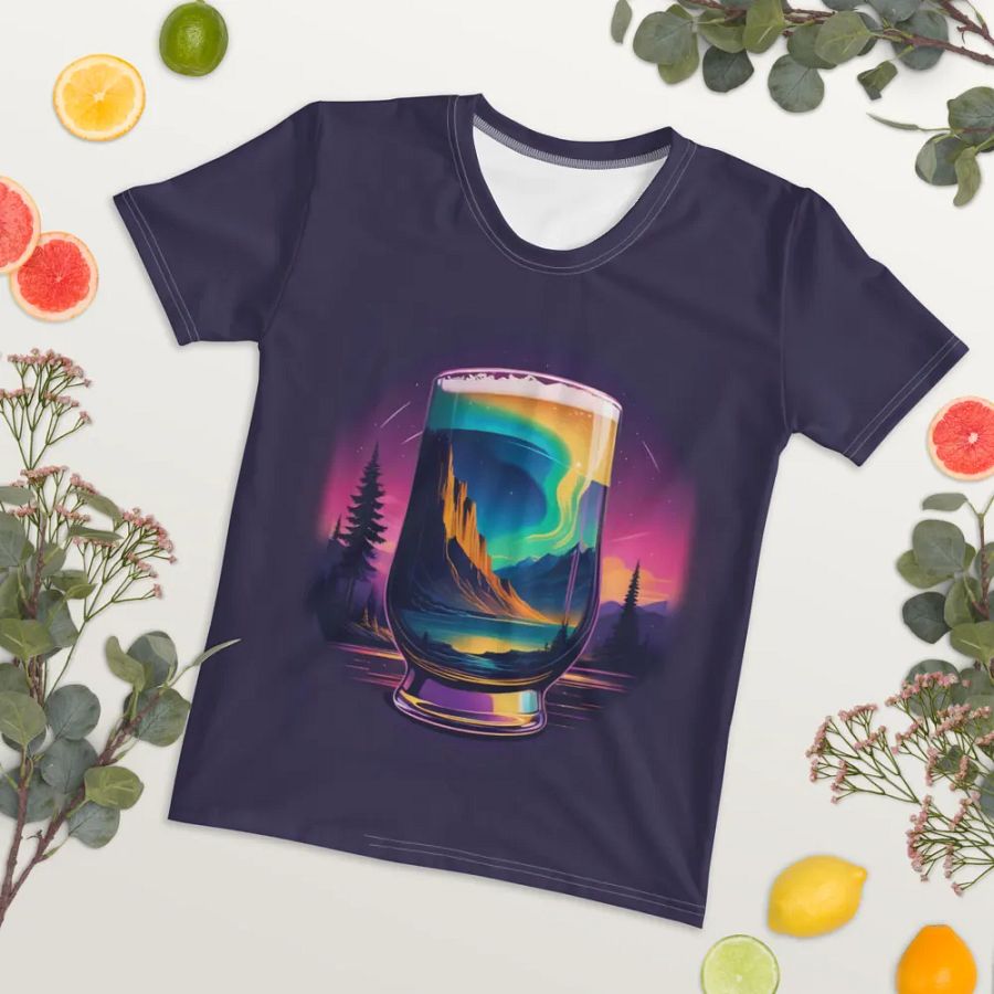 Beer Sunset All Over Print T-shirt product image (5)