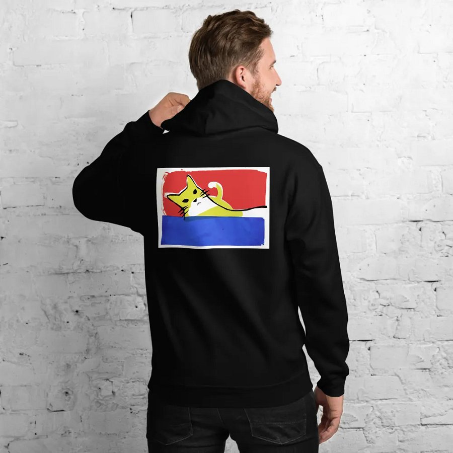 Hamlet Screen Print Embroidered Hoodie w/ Print on back (Traditional) product image (5)