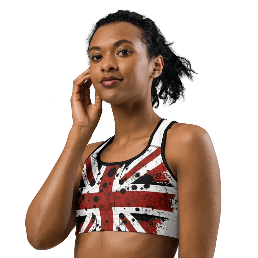 Punk Union Jack Sports Bra product image (4)