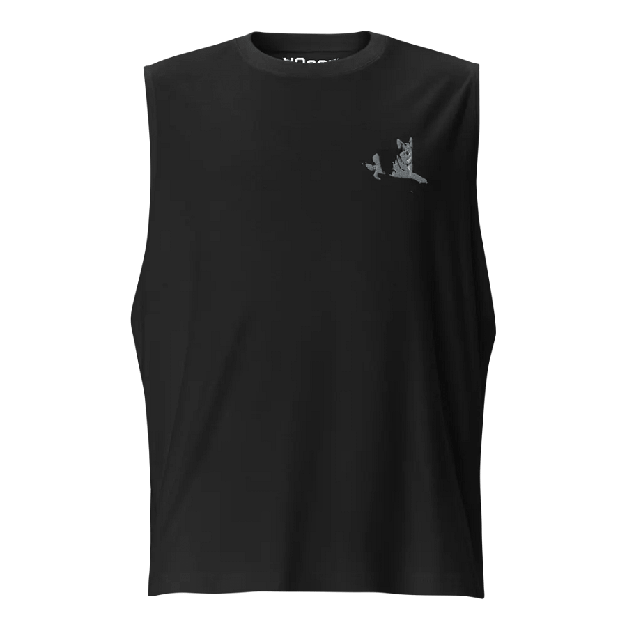 Napoleon My Little Buddy - Front Embroidered Dog Design 01 - Muscle Tank product image (2)