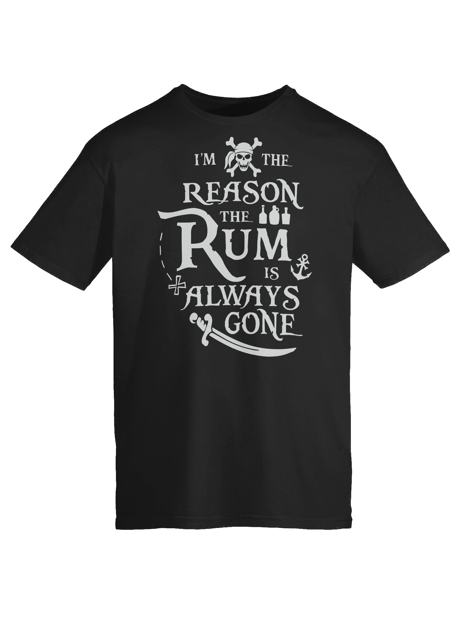 Pirate's Delight Skull & Crossbones T-Shirt product image (2)