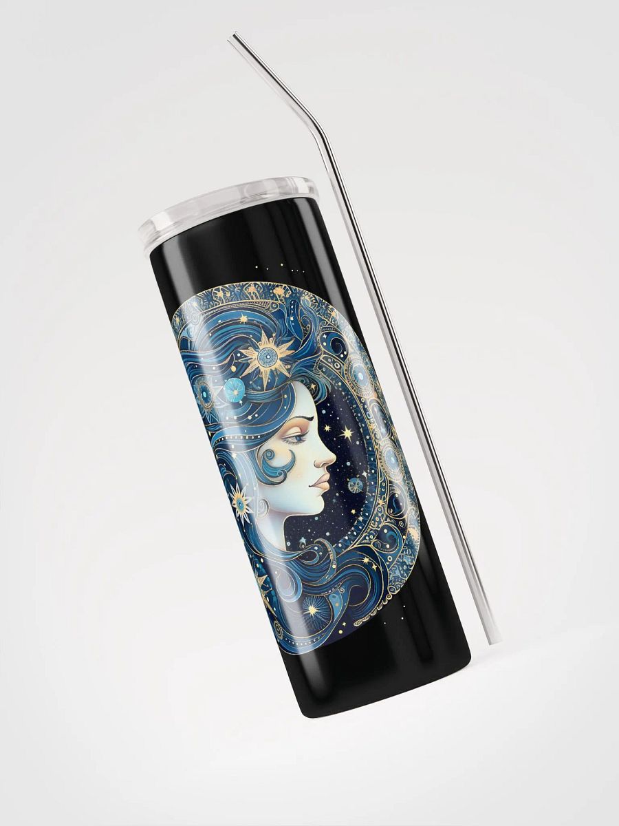 Unveil Aquarius Splendor: Zodiac Stainless Steel Tumbler! 🌌✨ product image (3)