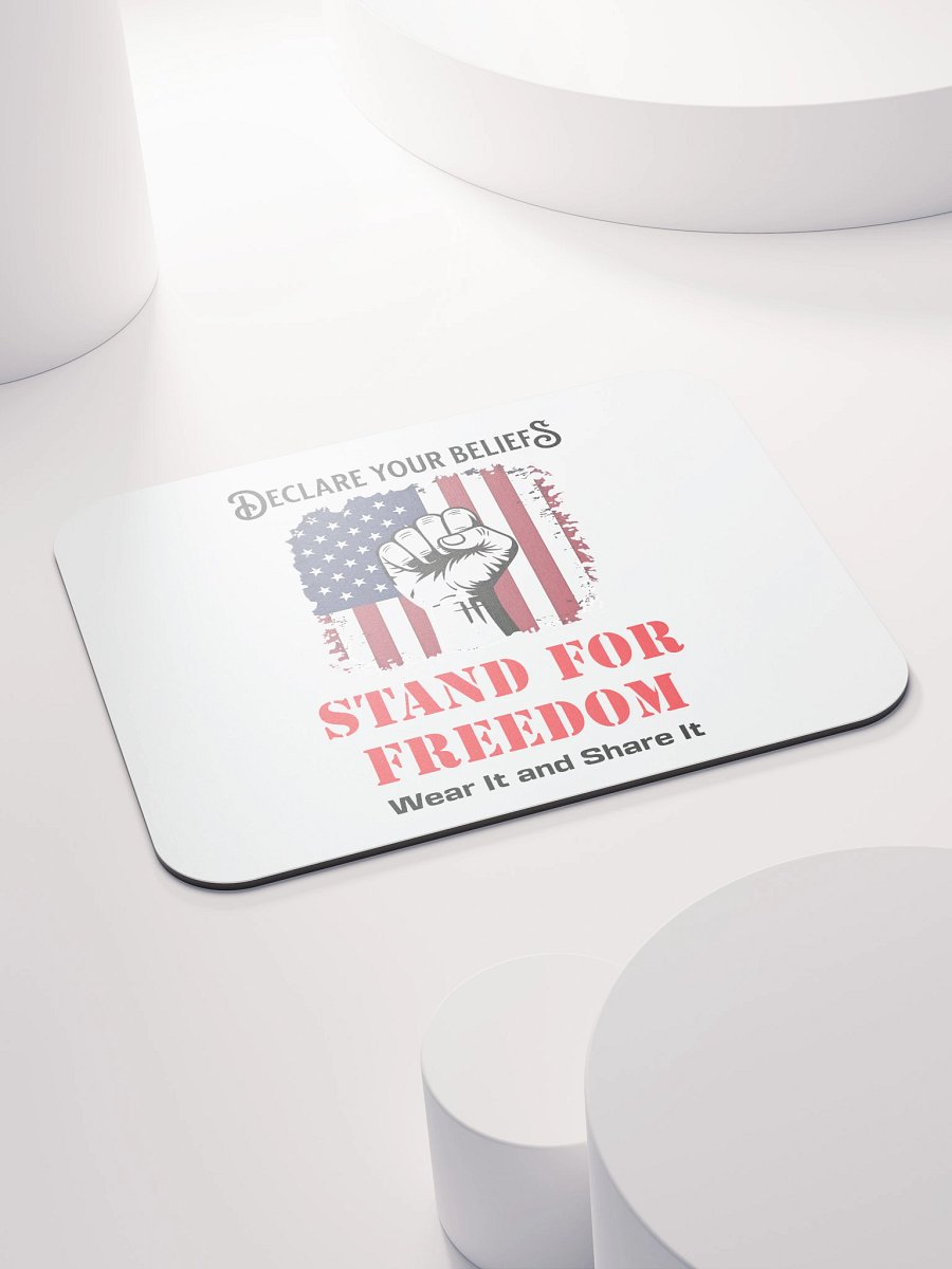 Stand for Freedom: Patriotic mouse pad product image (4)