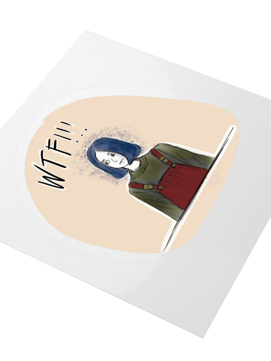 WTF!!! Surprise Kiss Cut Stickers product image (9)