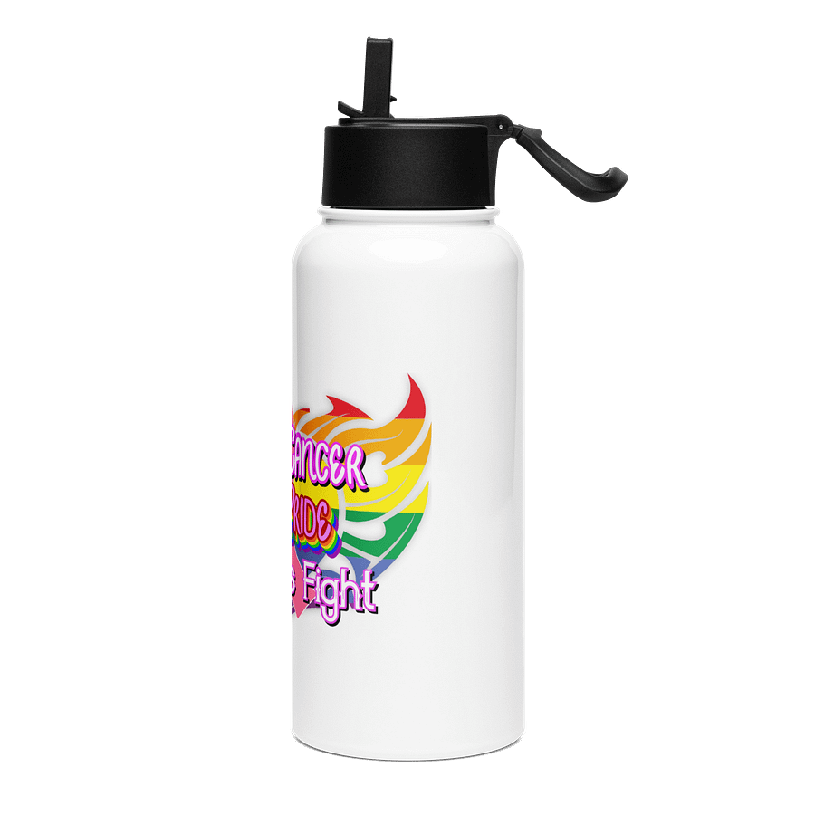 Fighting Cancer w/ Pride - Stainless Steel Water Bottle product image (3)