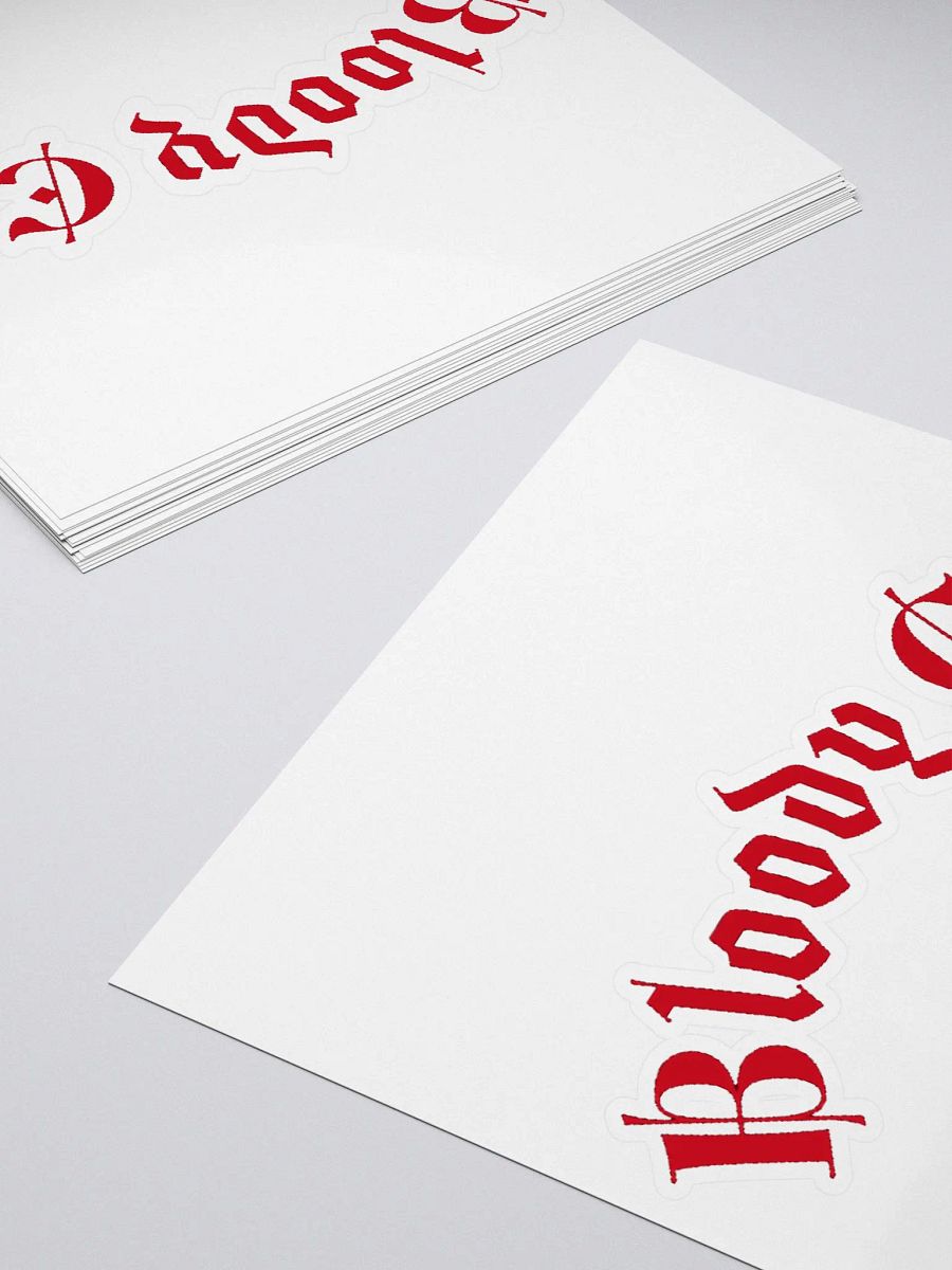 Bloody Cat Sticker product image (4)