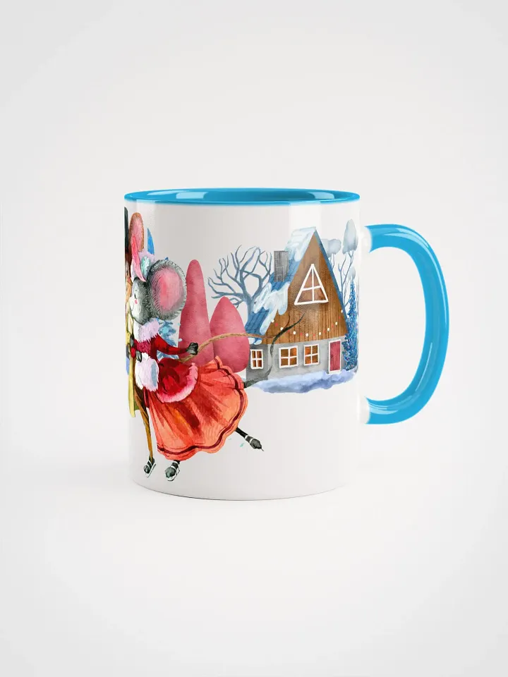Four Seasons of Love: Warm Winter Embrace Mug | Cozy Winter Wonderland Design product image (1)
