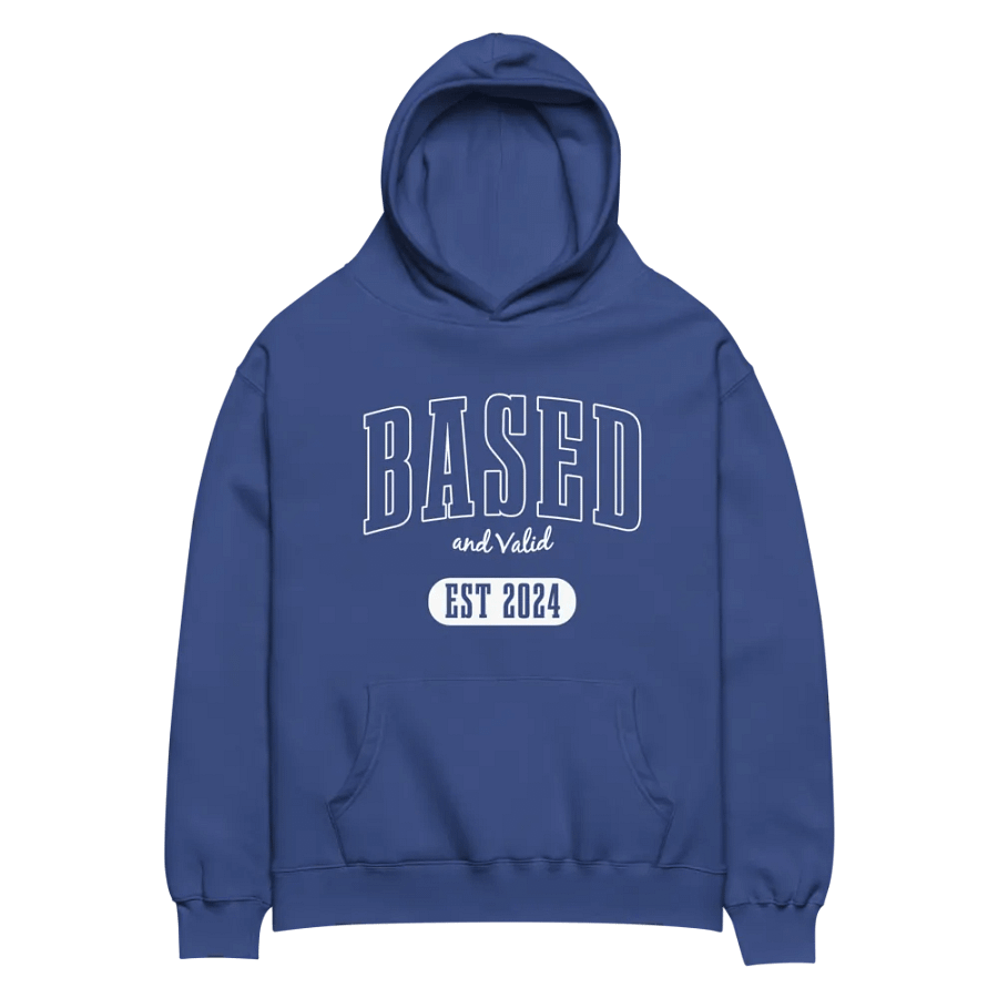 Based and Valid Hoodie - Navy product image (2)