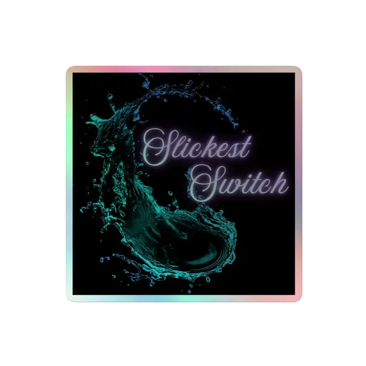 Slickest Switch Sticker Black Holographic product image (2)