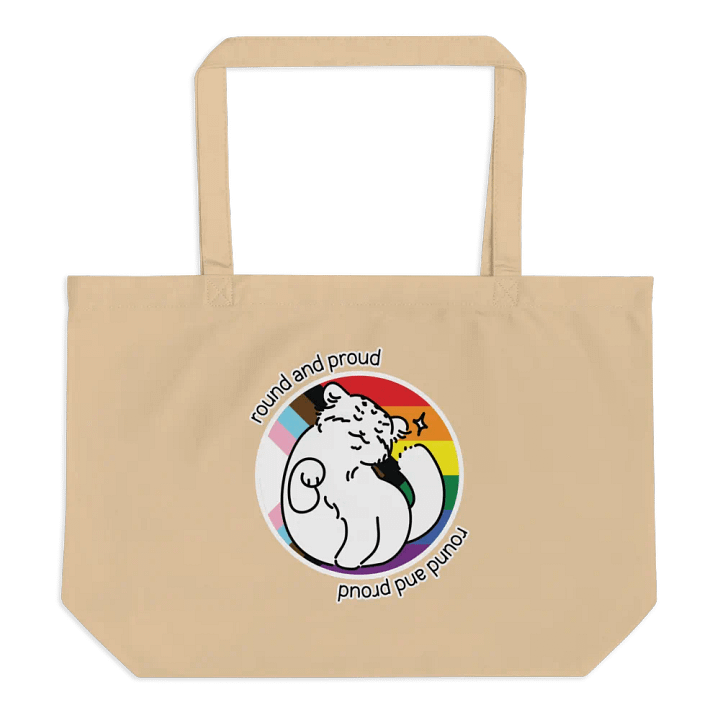 Round and Proud Manul Pride Version - Tote Bag product image (1)