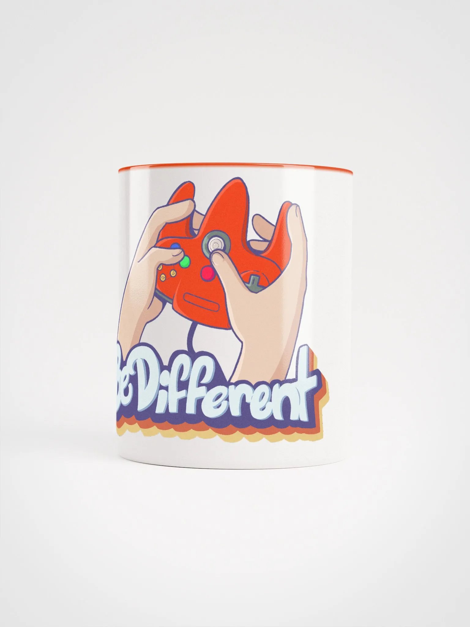 'BE DIFFERENT' COLORED MUG product image (62)