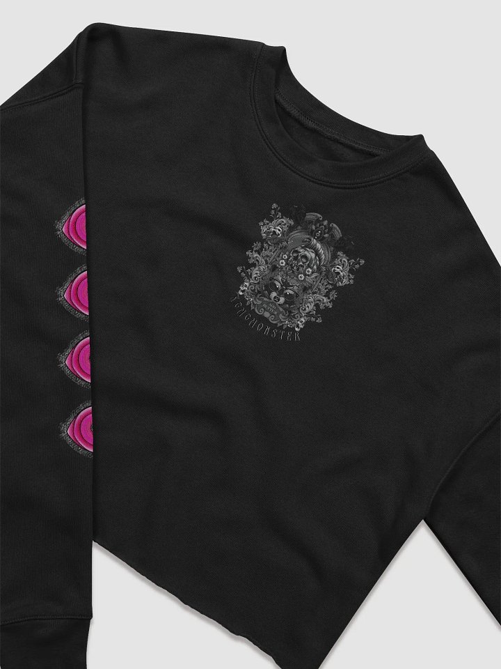 Yokai Migraine: Bella+Canvas Women's Fleece Crop Sweatshirt product image (2)