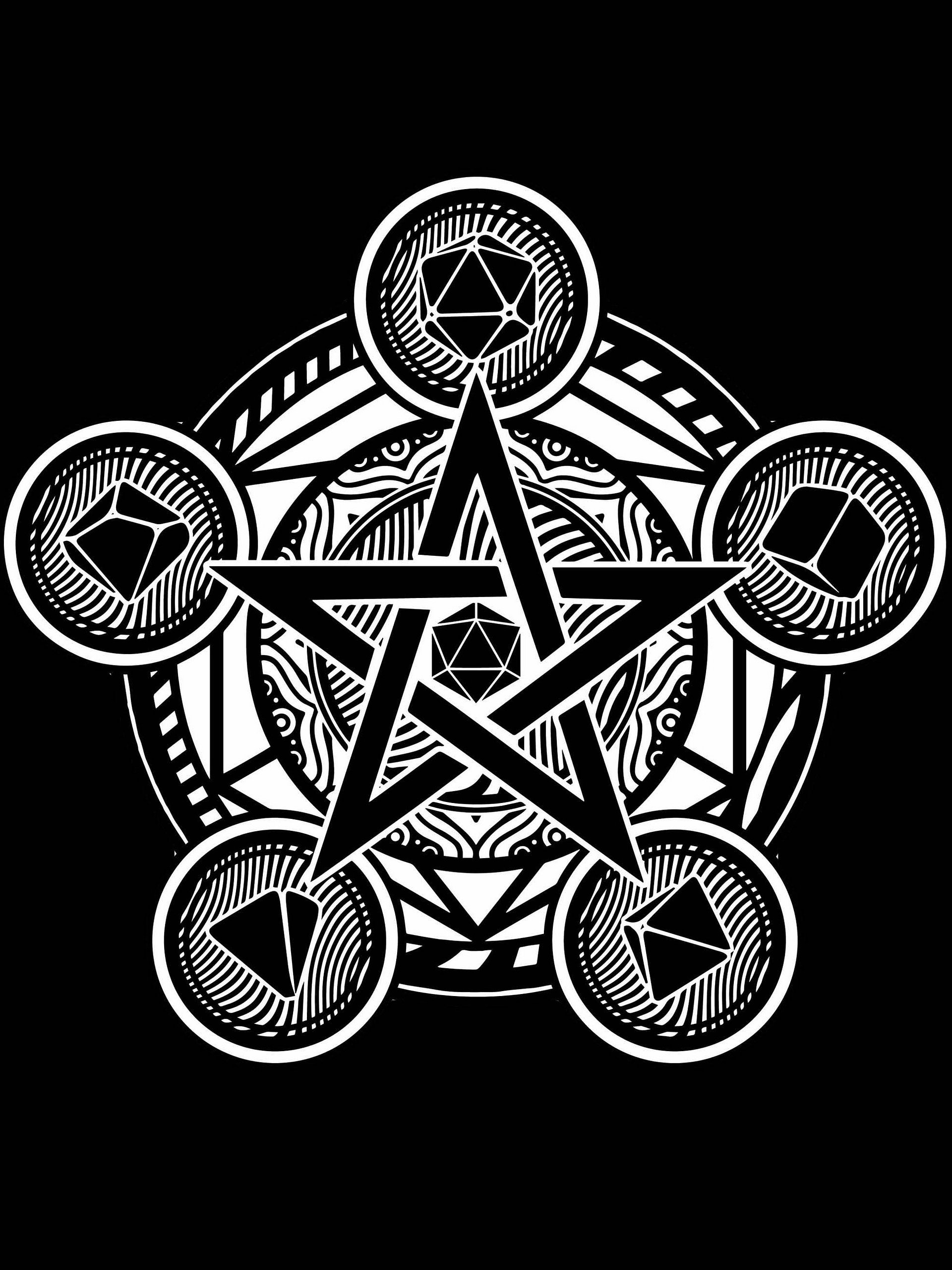 D20 Pentagram [13x13] product image (2)
