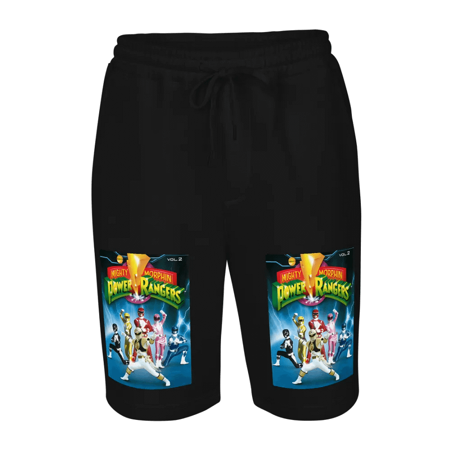 Mighty Morphin Power Rangers Action Fleece Shorts product image (9)