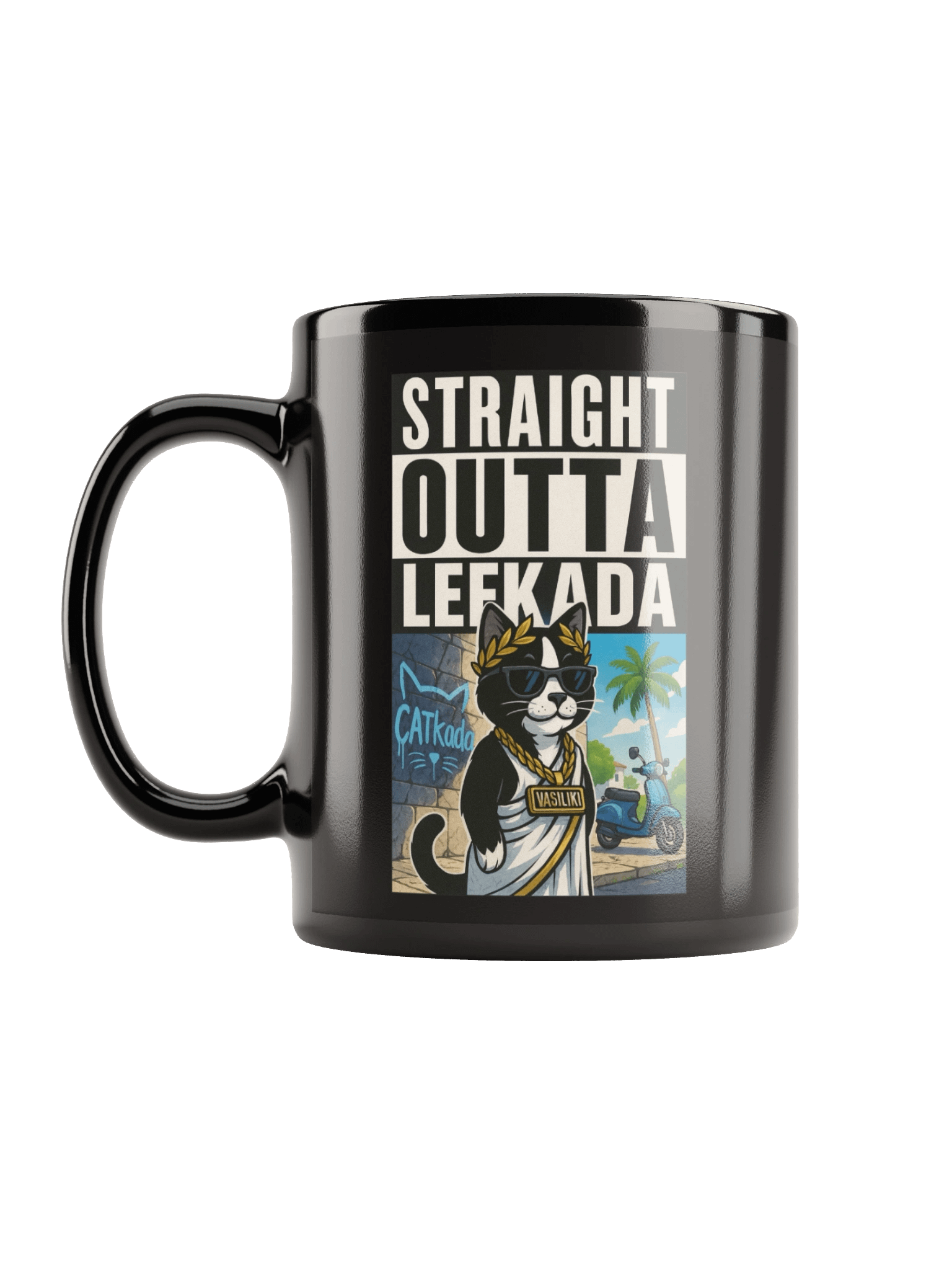 STRAIGHT OUTTA LEFKADA MUG product image (2)