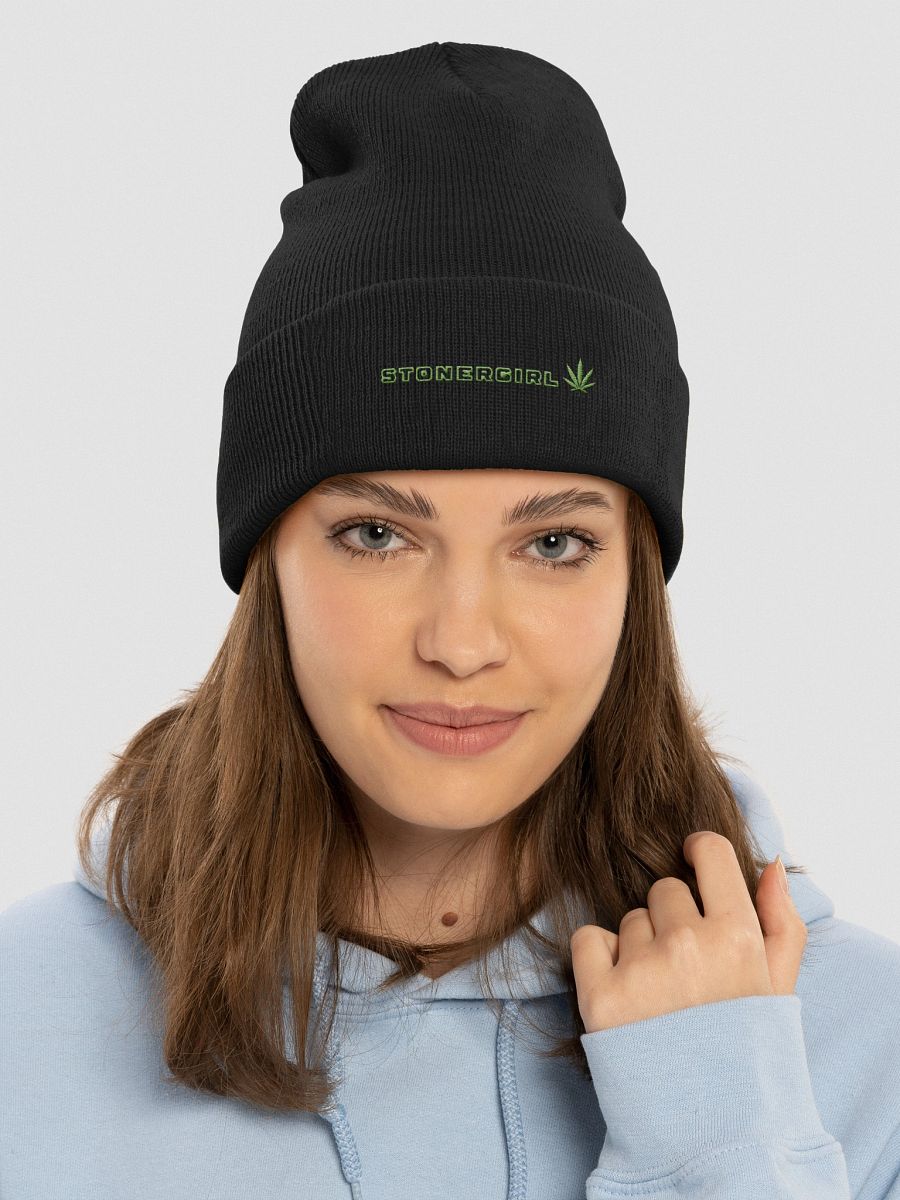 StonerGirl Cannabis Leaf Beanie product image (32)