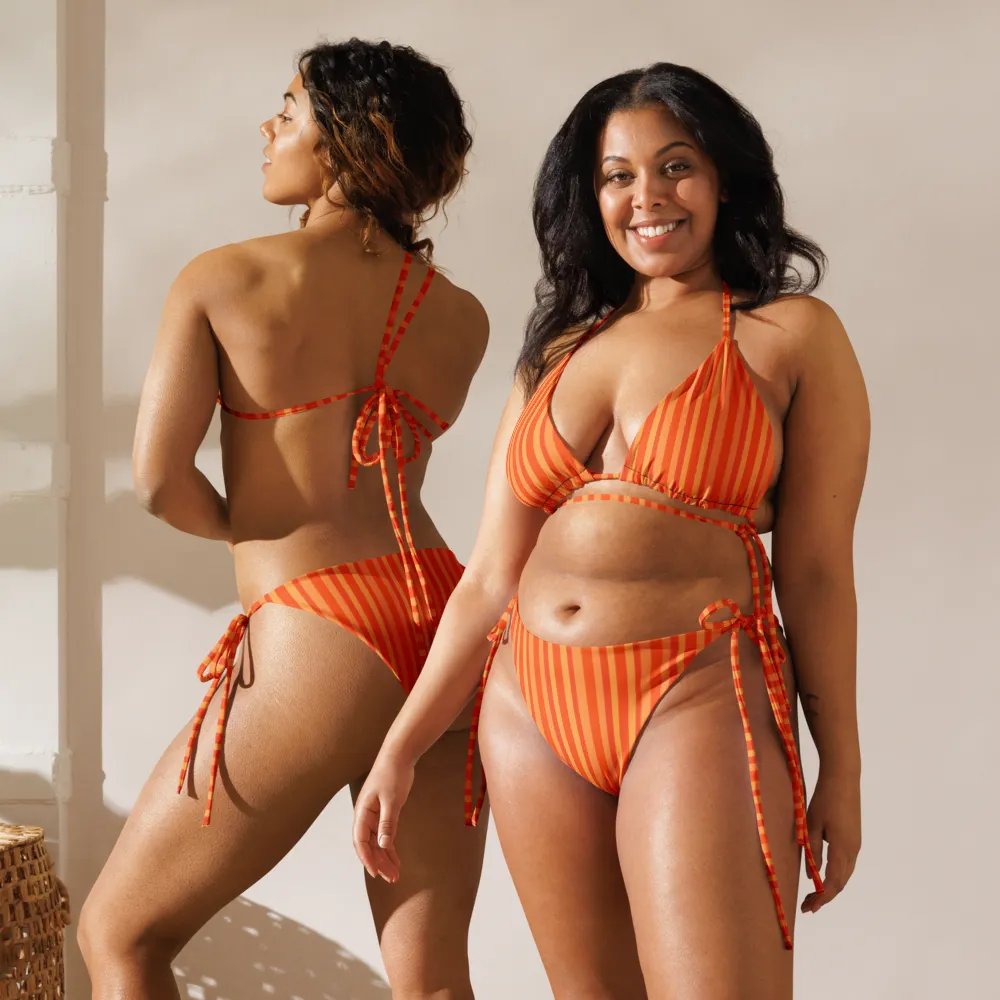 Sunset Mirage Striped Bikini Set product image (10)