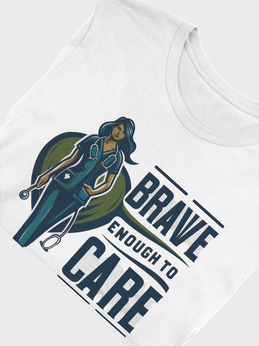 brave enough to care t-shirt product image (5)