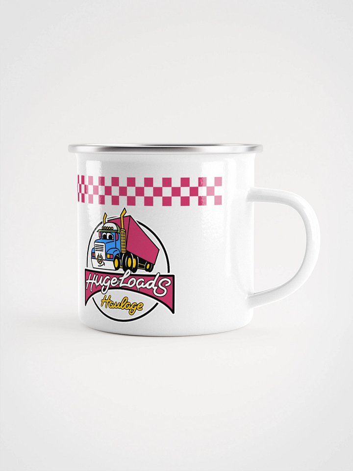 Huge Loads Haulage Enamel Mug product image (1)