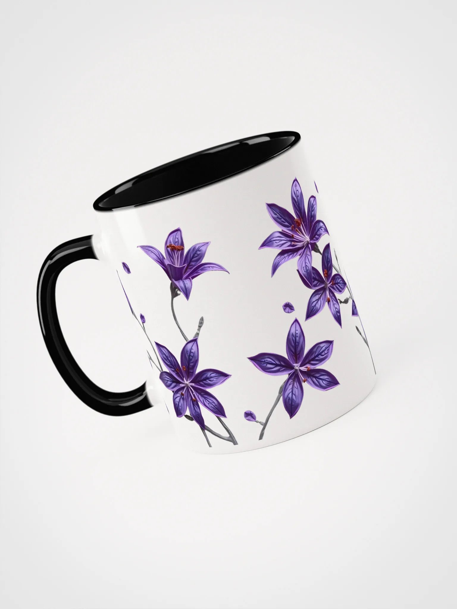 Purple Lily Ceramic Mug product image (6)