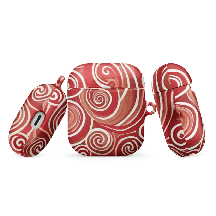 Funky Cherry Swirls Liquid Tie-Dye Airpods Case product image (7)